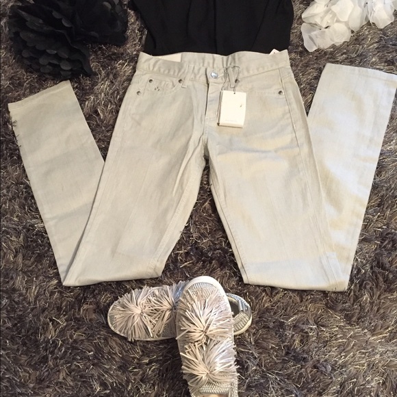 Shams gray trousers with fine silver threads NWT - Picture 2 of 7